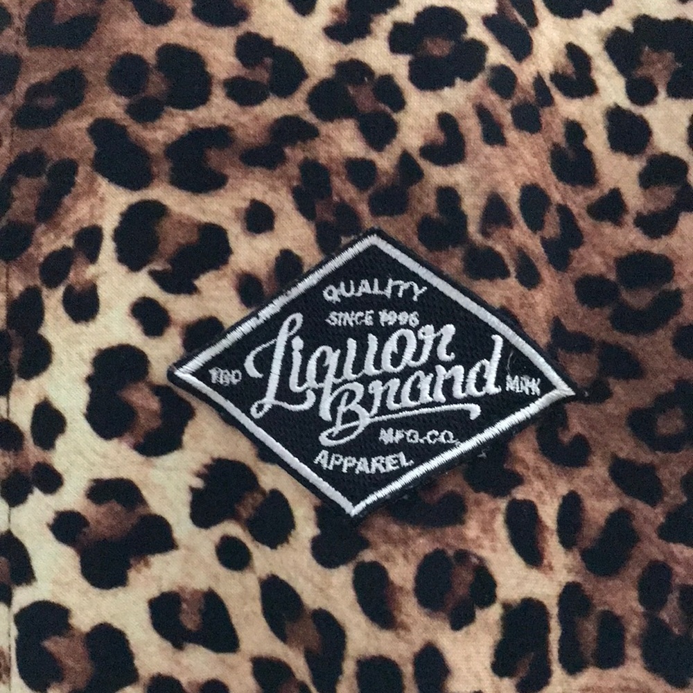 Liquor Brand leopard bomber